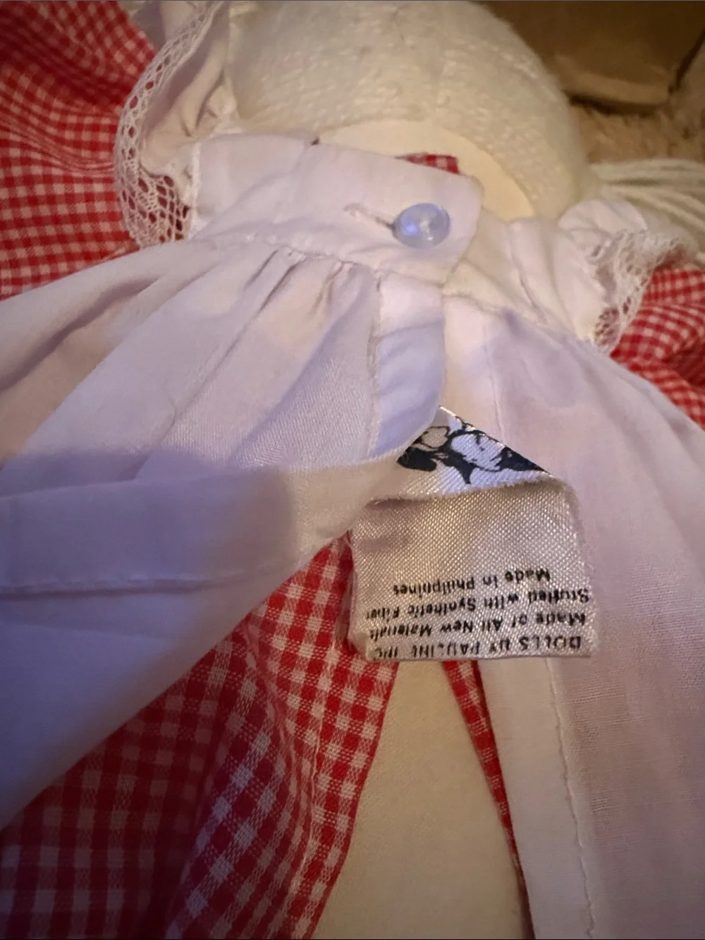 Vtg 1983 Doll Pauline Jonness Jacobsen Elizabeth Soft Toy 18